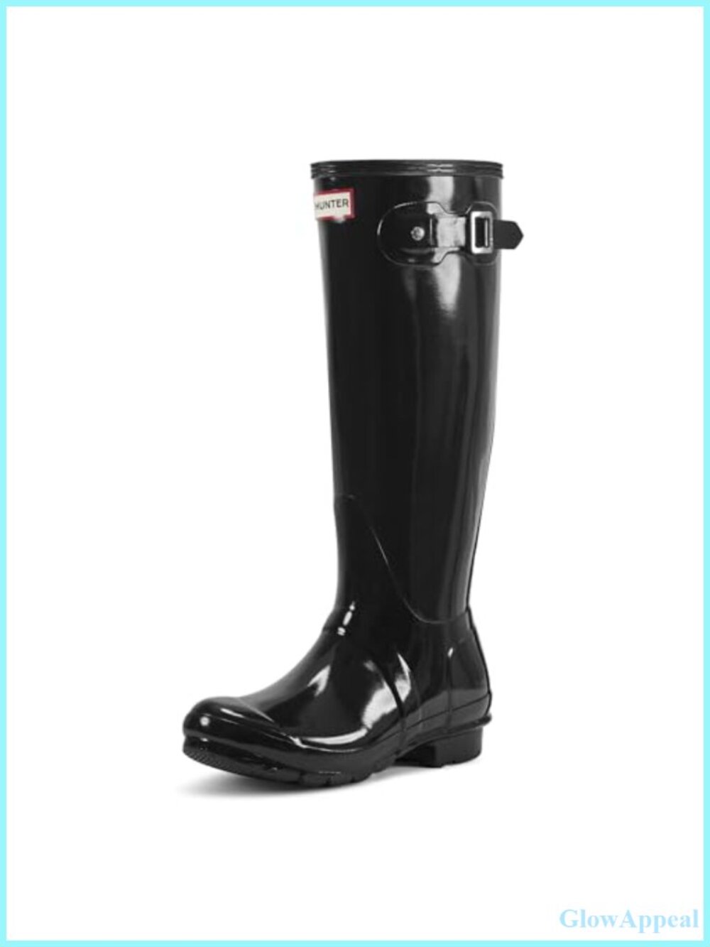 Waterproof Tall Gloss Rain Boots Knee High Rubber Cushioned